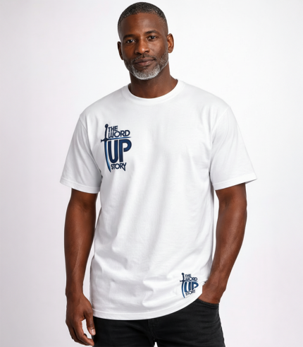Word Up Story - Double Logo Shirt (White)